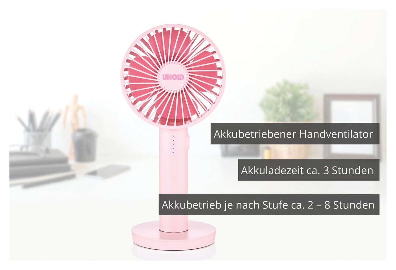 86624 Breezy II Handventilator  (Pink) 