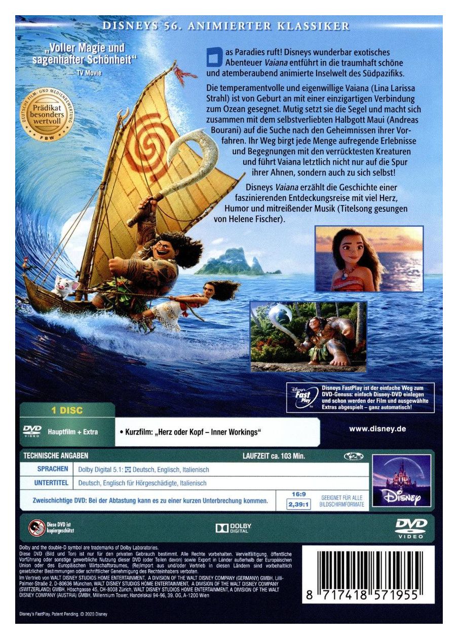 Vaiana (DVD) 
