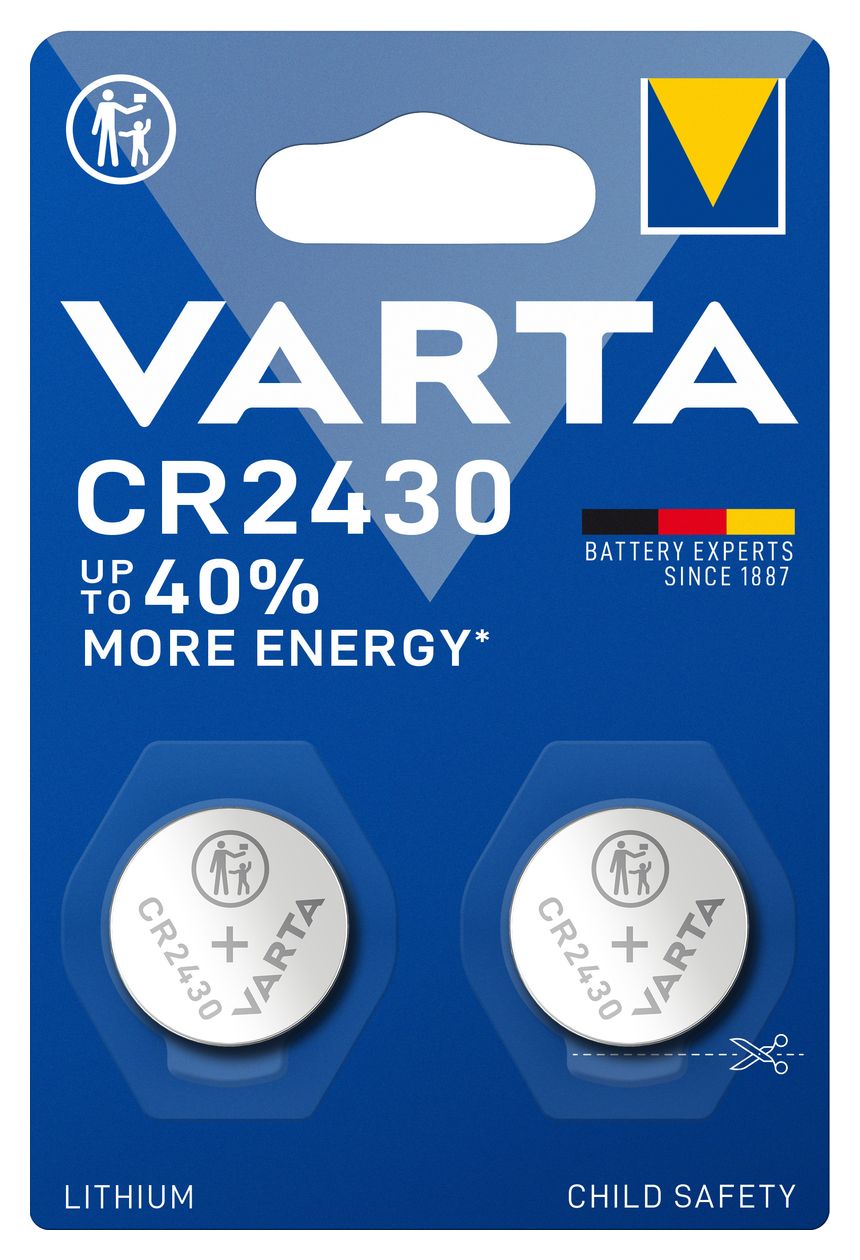 2x CR2430 