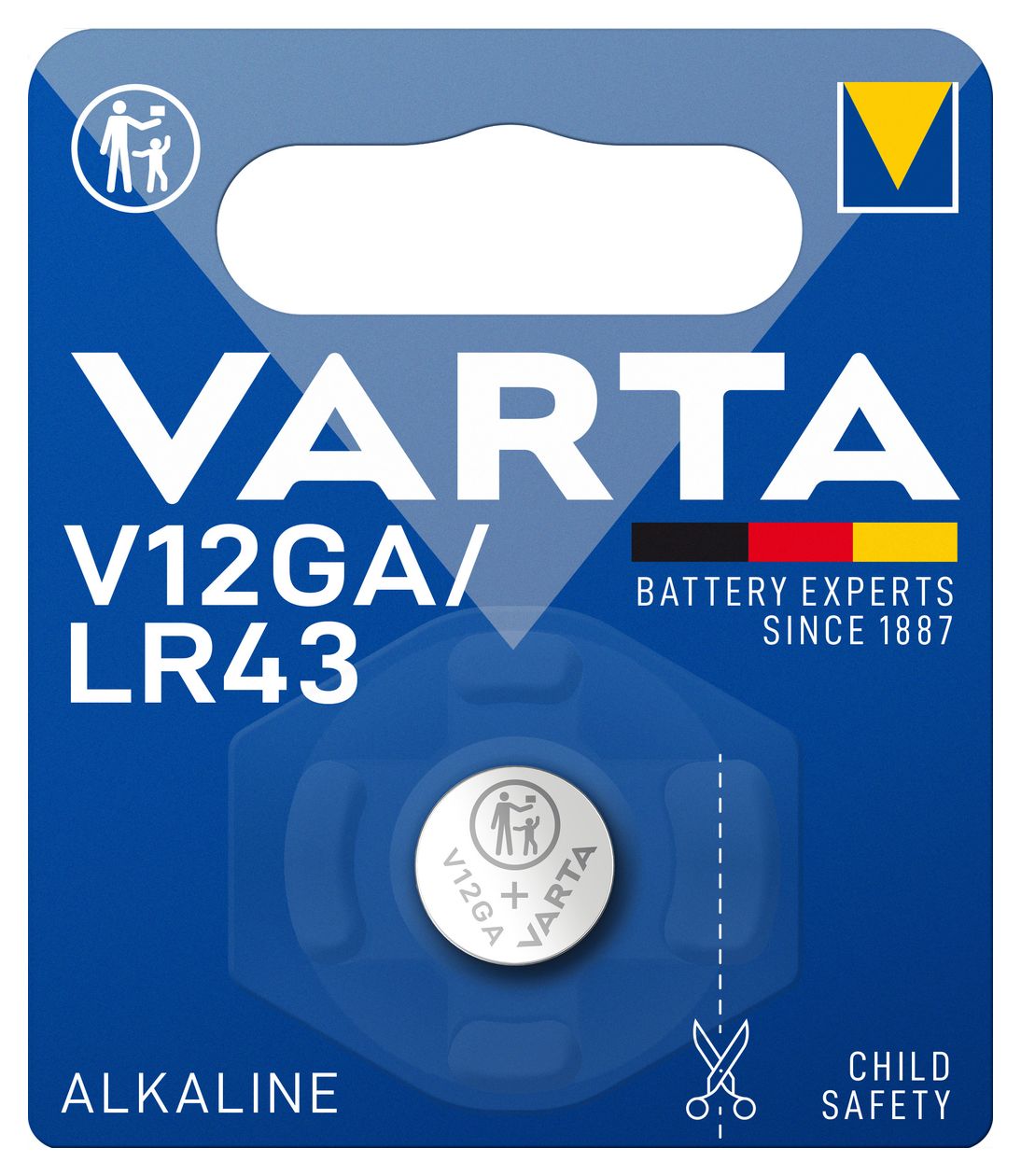 Alkaline Special Knopfzelle LR43 Alkali 1,5 V  (Metallisch) 