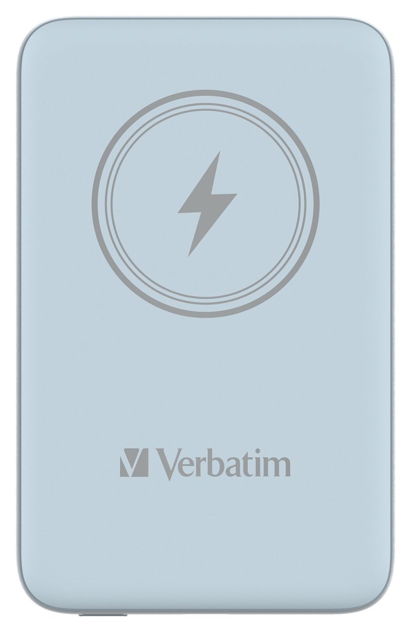 Charge 'n' Go 10000 mAh Powerbank USB Typ-C Kabelloses Laden  (Blau) 