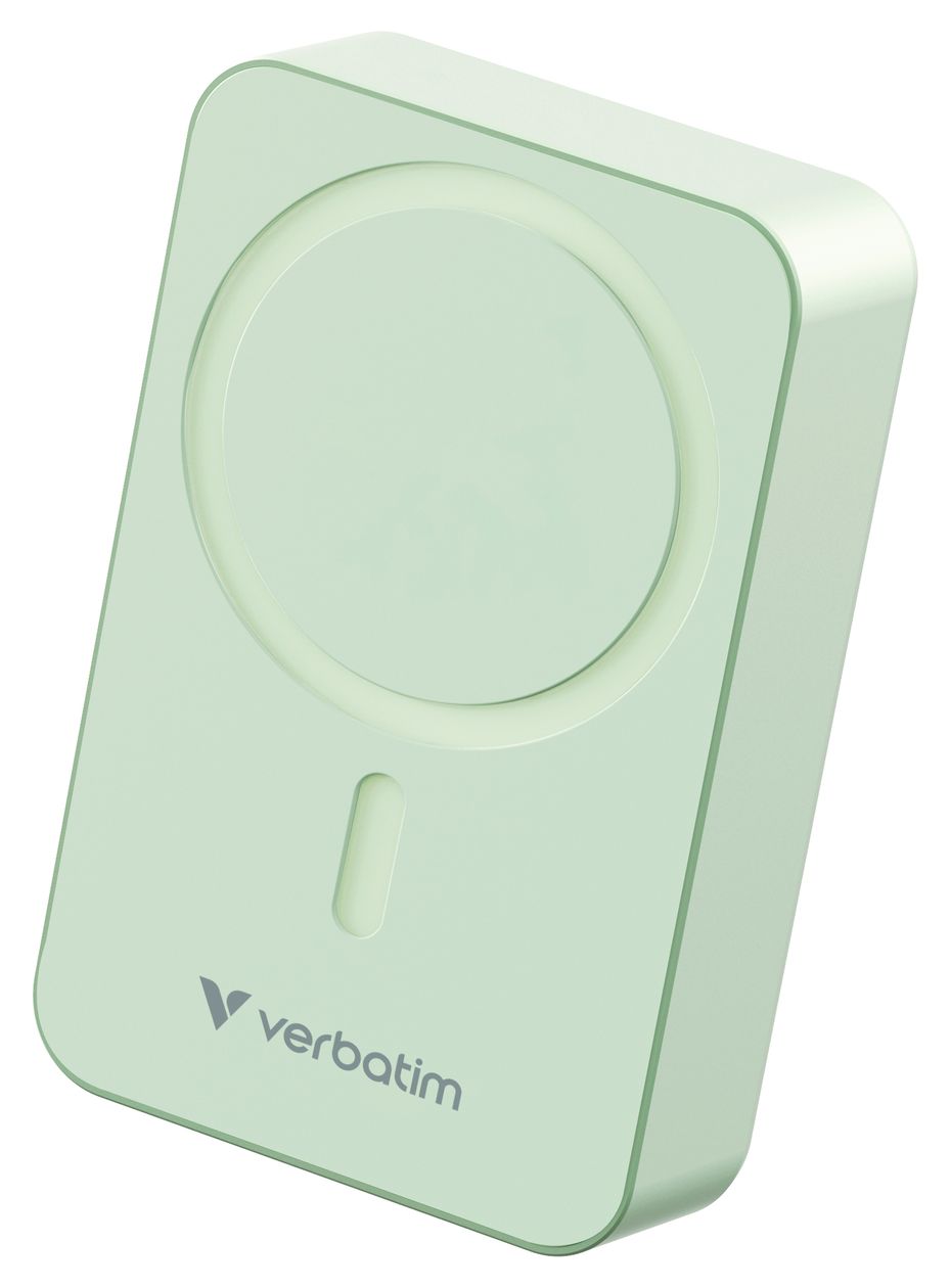 Charge 'n' Go Essentials 20000 mAh Powerbank USB Typ-C Kabelloses Laden  (Grün) 