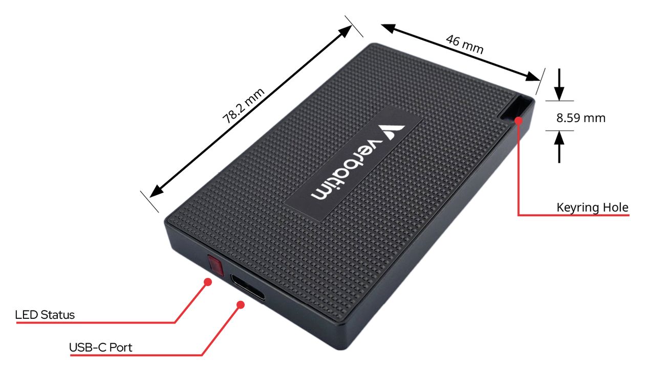 Metal Mini 1 TB SSD M.2  (Grau) 