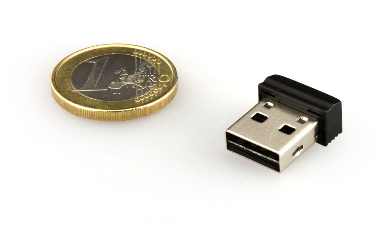 Nano USB Typ-A Stick 32 GB  (Schwarz) 