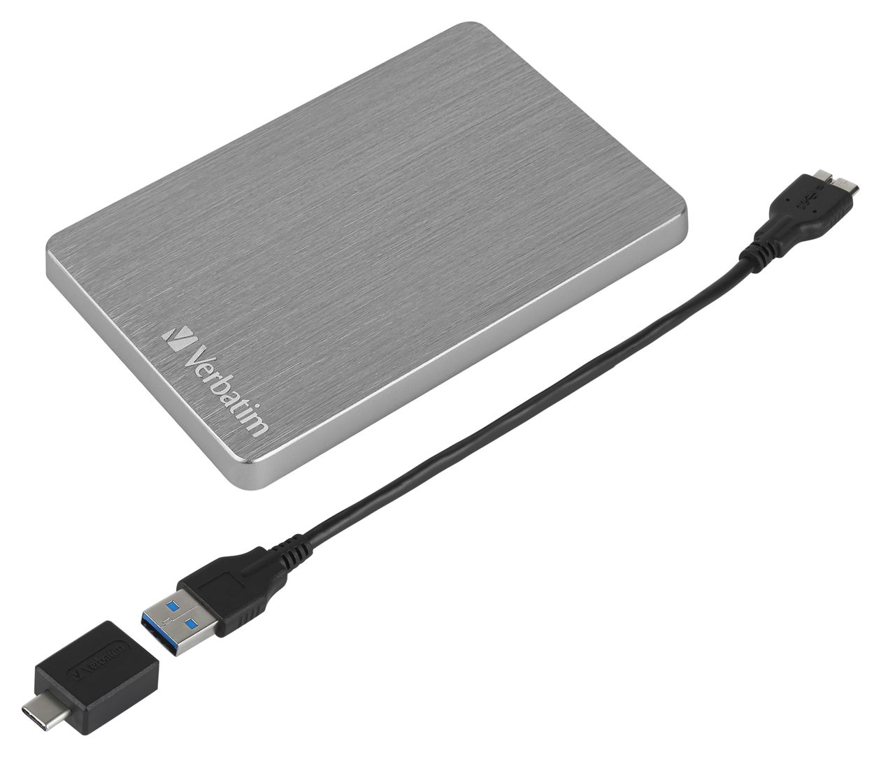 Store 'n' Go Alu Slim Portable 1 TB externe Festplatte 2.5"  (Grau) 
