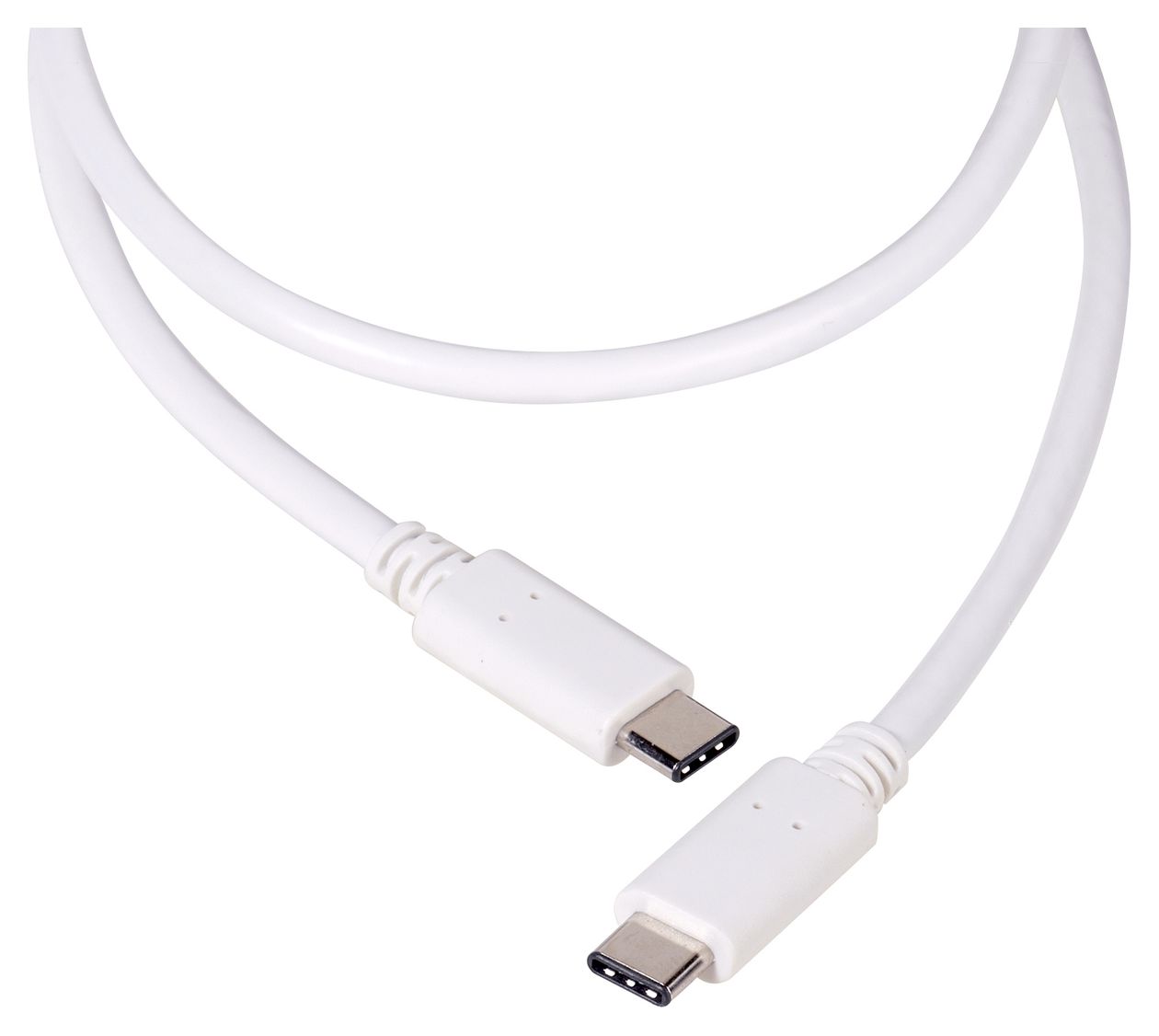 62251 USB C auf USB C Männlich 2 m  (Weiß) 