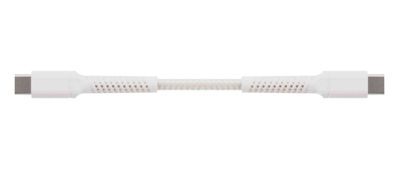 63641 USB C auf USB C Männlich bis 60 W 2,5 m  (Weiß) 