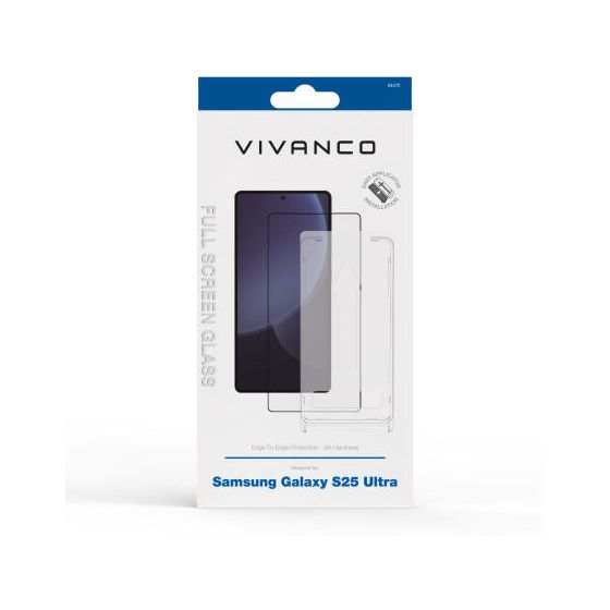 64470 Klare Bildschirmschutzfolie Glas 9H für  Samsung Galaxy S25 Ultra Schmutzabweisend, Schlagfest, Kratzresistent 