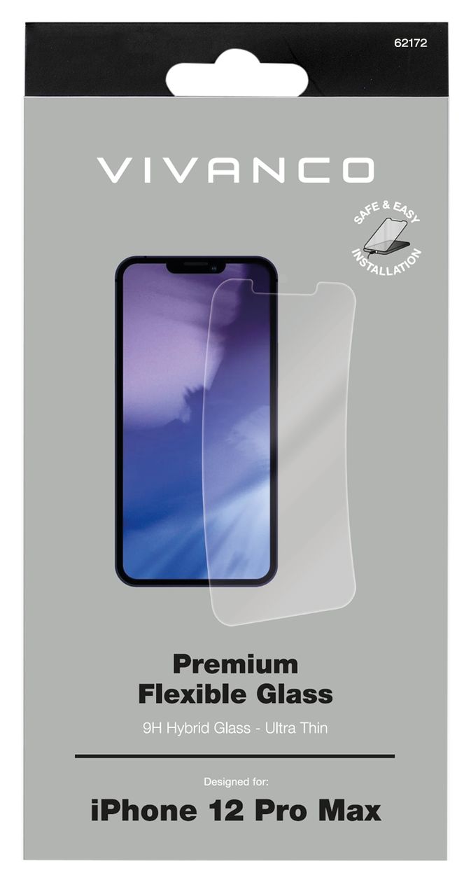 Premium Flexible Klare Bildschirmschutzfolie Glas 9H für Apple iPhone 12 Pro Max 