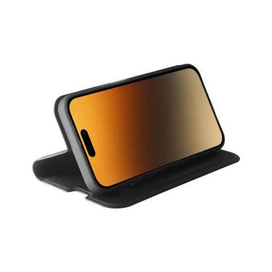 Premium Wallet Cover für Apple iPhone 15 Pro Max  (Schwarz) 