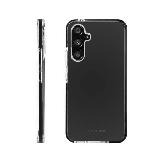 Rock Solid Cover für Samsung Galaxy A54 5G (Schwarz, Transparent) 