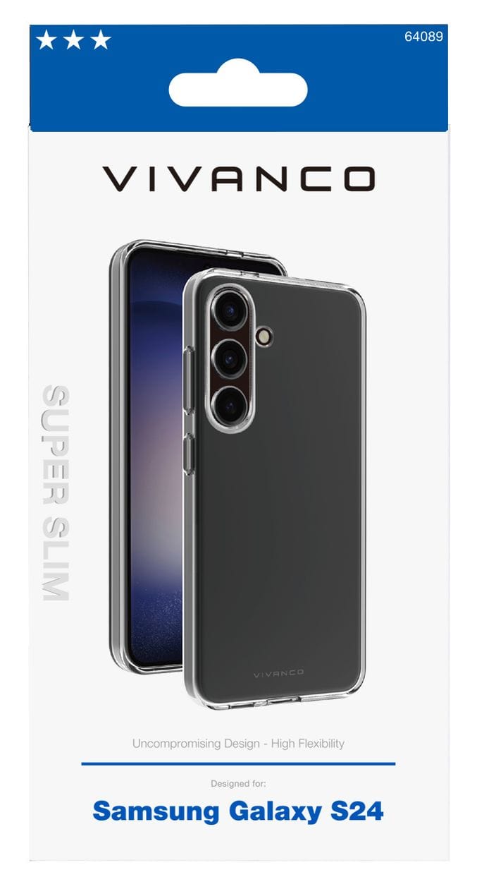 Super Slim Cover für Samsung Galaxy S24  (Transparent) 
