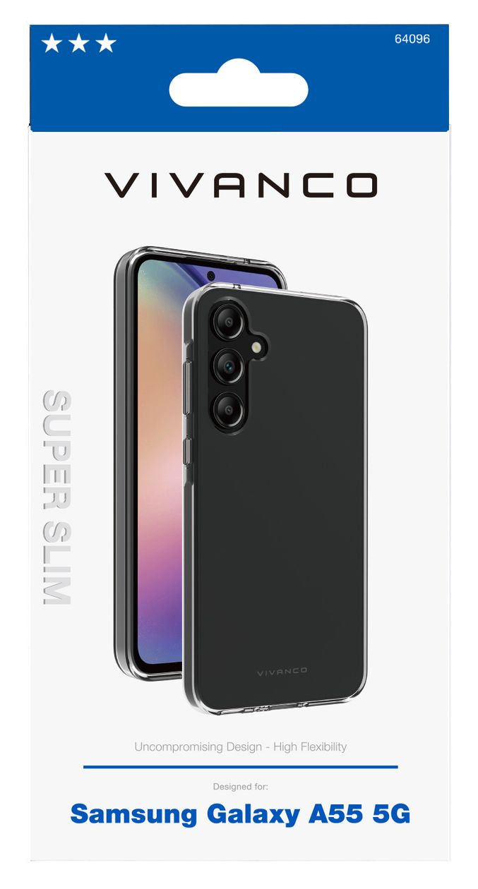 Super Slim Cover für Samsung Galaxy A55 5G  (Transparent) 