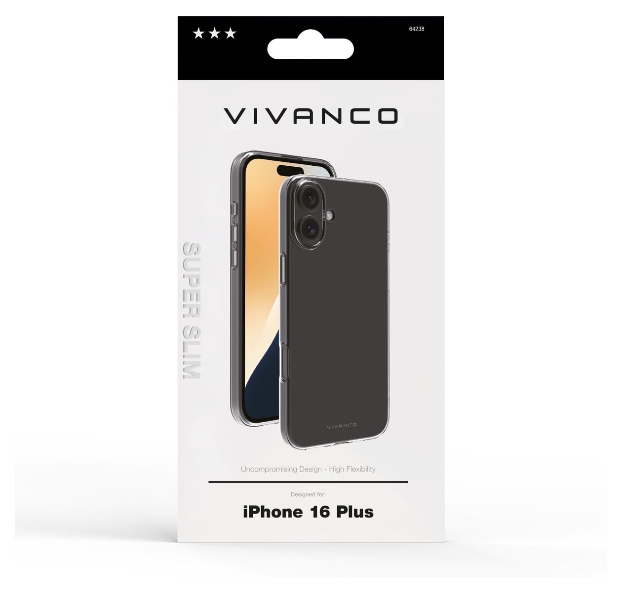 Super Slim Cover für Apple iPhone 16 Plus  (Transparent) 