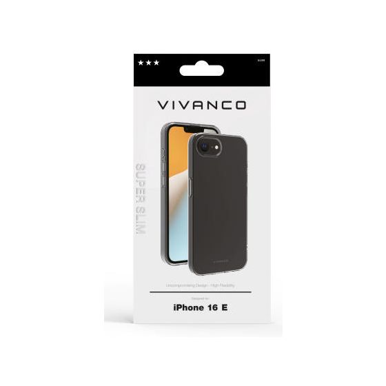 Super Slim Cover für Apple iPhone 16e (2025)  (Transparent) 