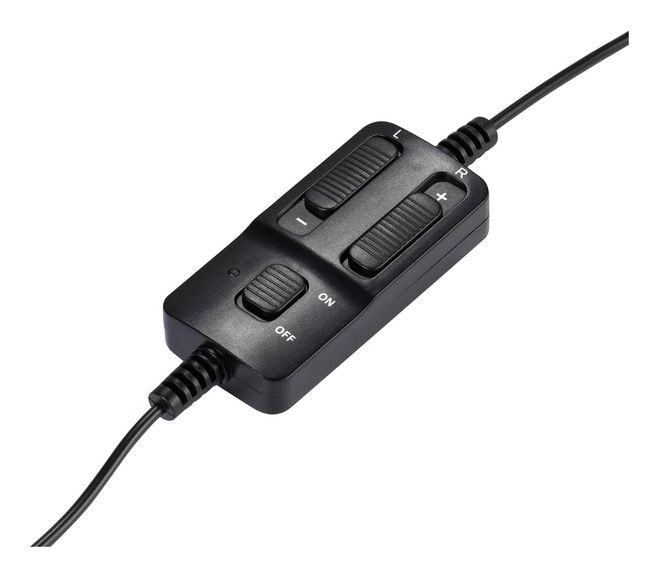 TV Comfort70 Ohraufliegender Kopfhörer Kabelgebunden  (Schwarz) 