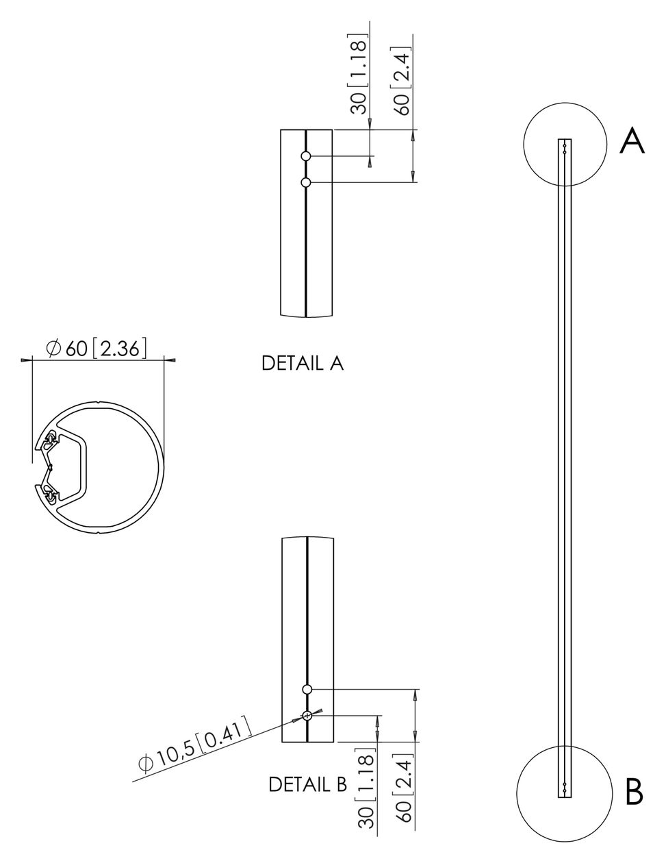 PFA9004 Deckenprofile 300 cm 
