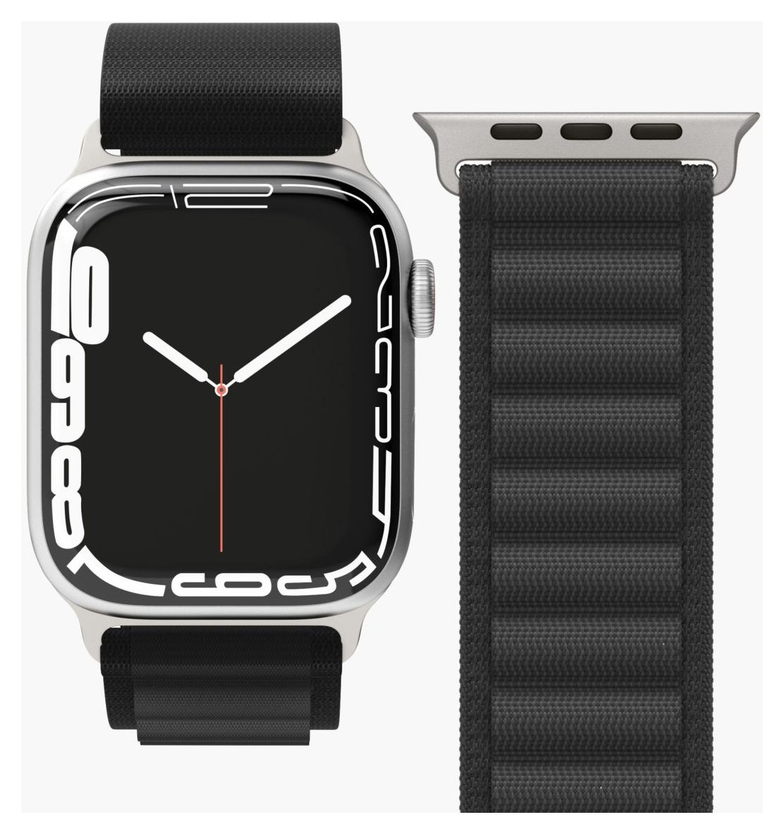 Action Loop Armband Apple Watch 38 mm / 40 mm / 41 mm  (Schwarz) 