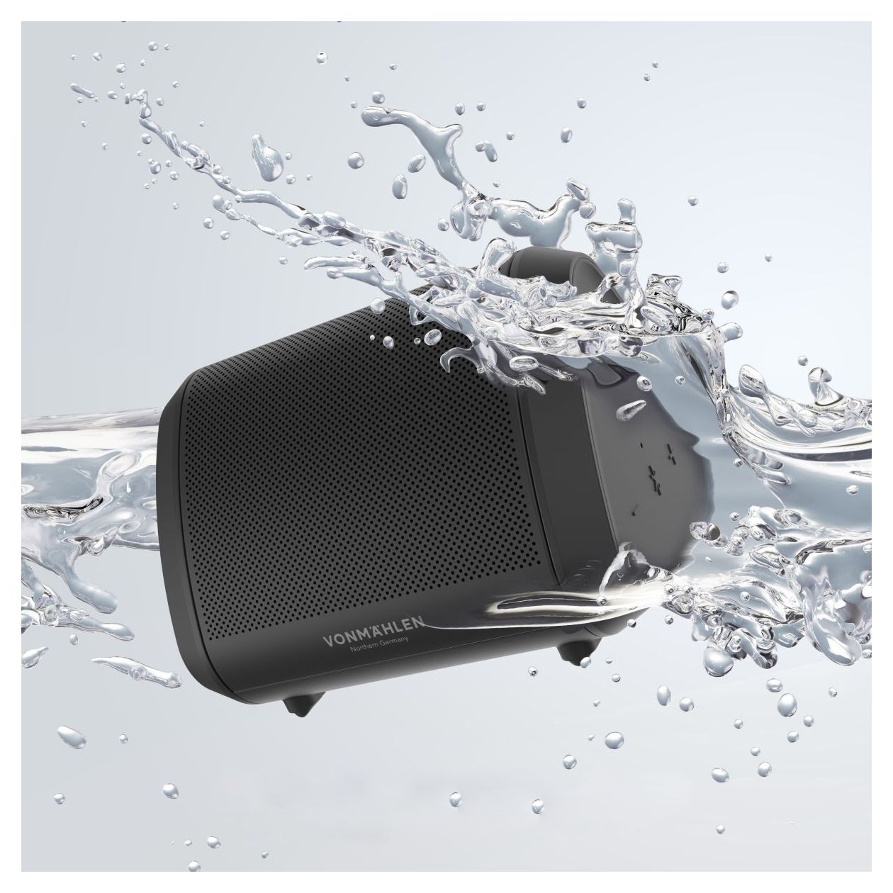 Air Beats Mini Bluetooth Lautsprecher IPX6 Laufzeit bis 13 h  (Schwarz) 