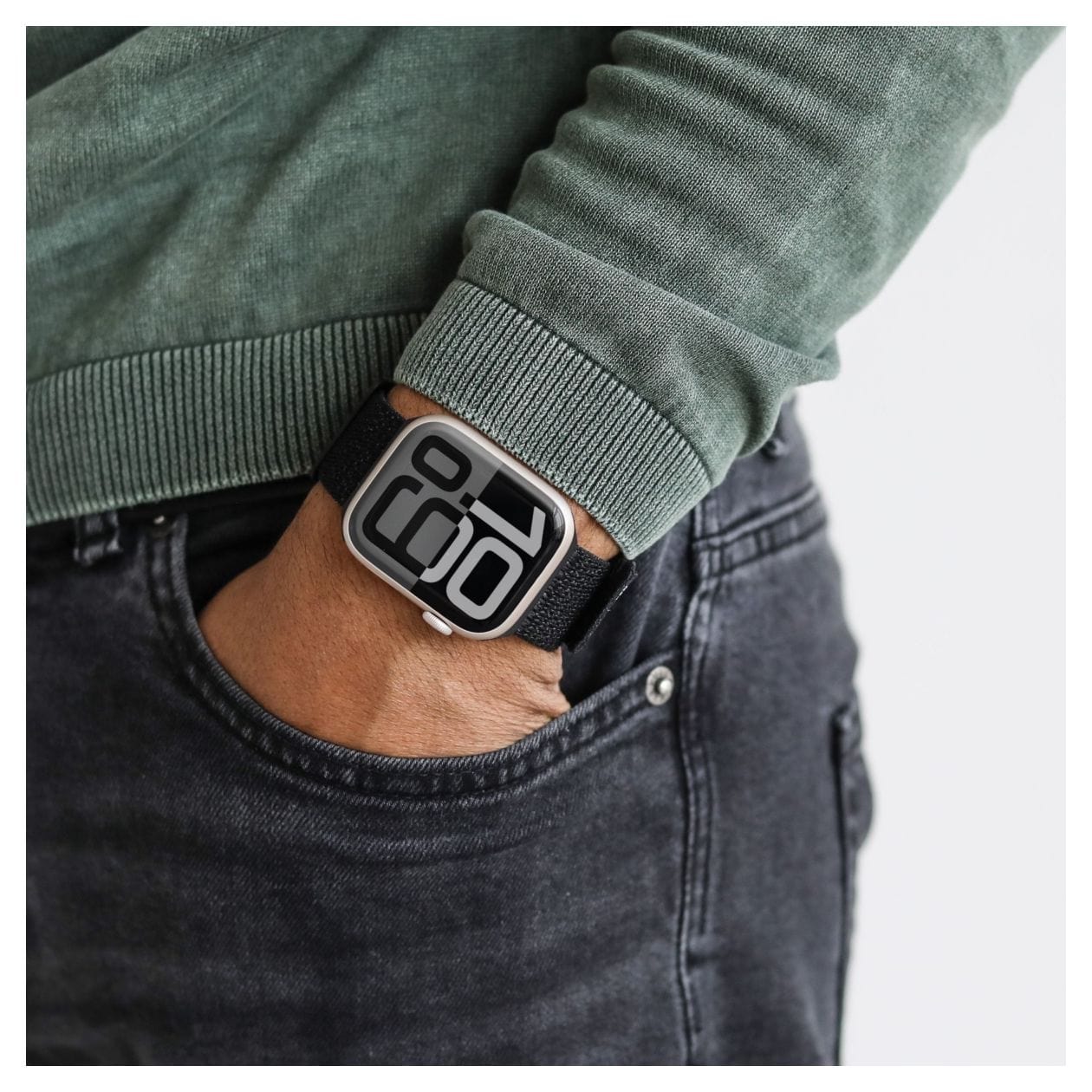 Fitness Loop 2 Armband Apple Watch 40 / 41 / 42 mm  (Schwarz) 