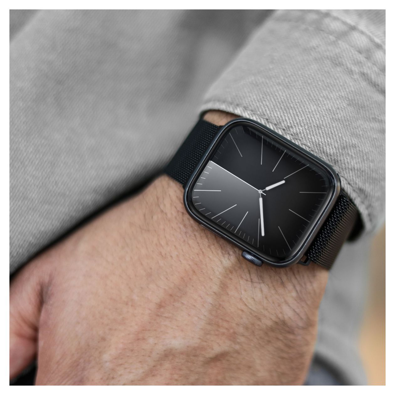 Milanese Loop 2 Armband Apple Watch 40 | 41 | 42 mm  (Schwarz) 