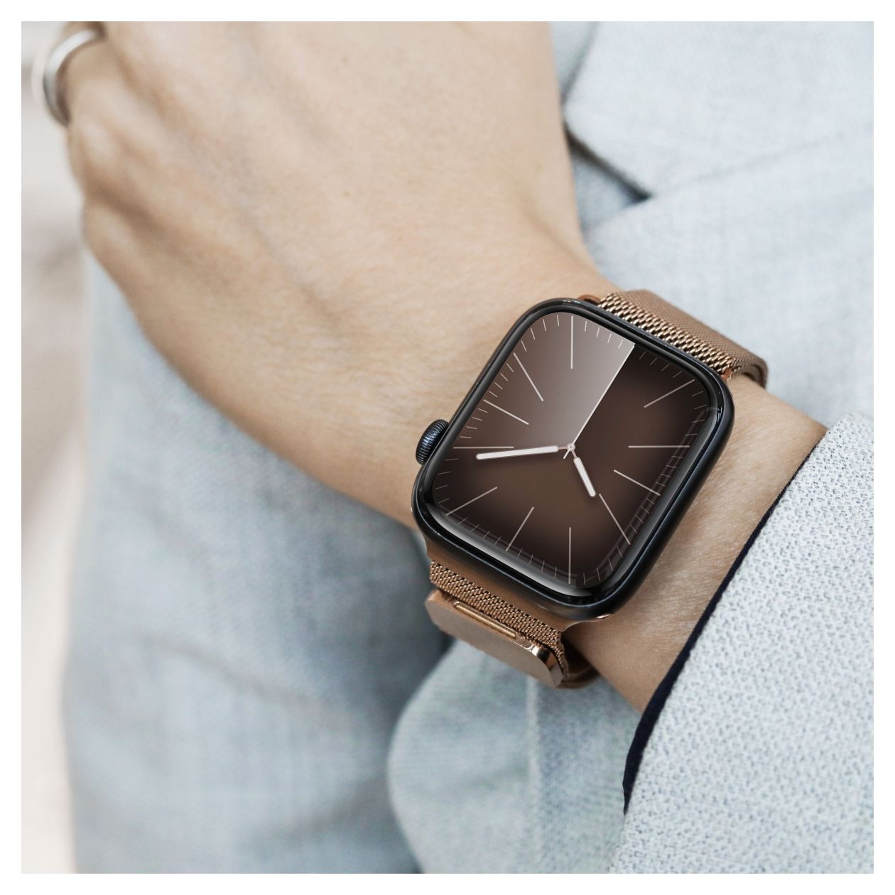 Milanese Loop 2 Armband Apple Watch 40 | 41 | 42 mm  (Roségold) 