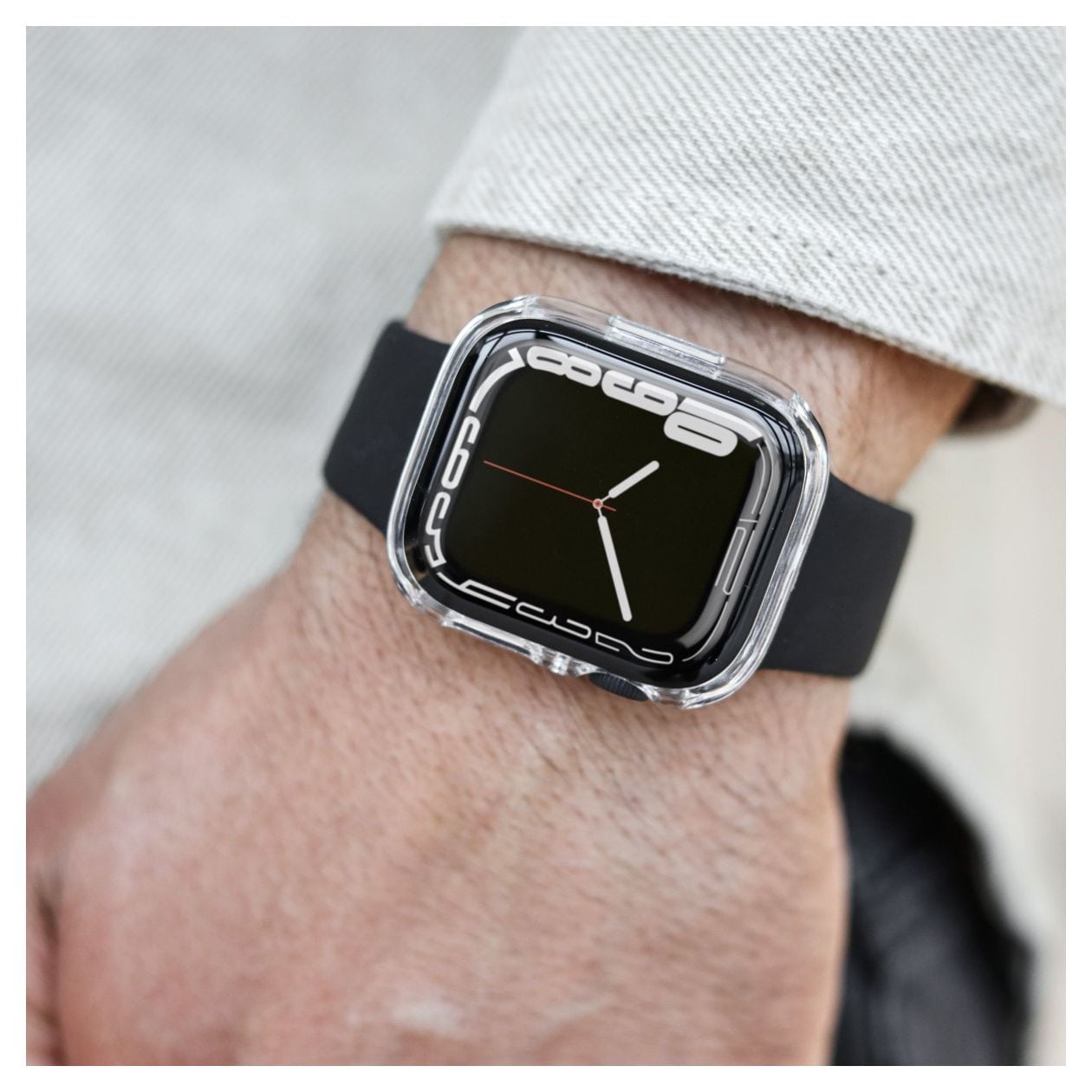 Thin Case Hülle Apple Watch Series 10 46 mm  (Transparent) 