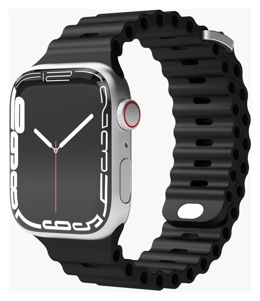 Wave Band Armband Apple Watch 38 mm | 40 mm | 41 mm  (Schwarz) 