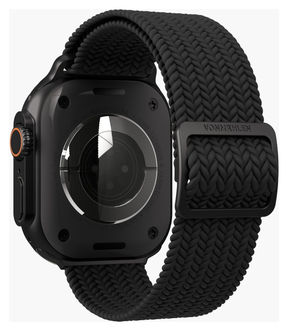Woven Loop Armband Apple Watch  (Schwarz) 
