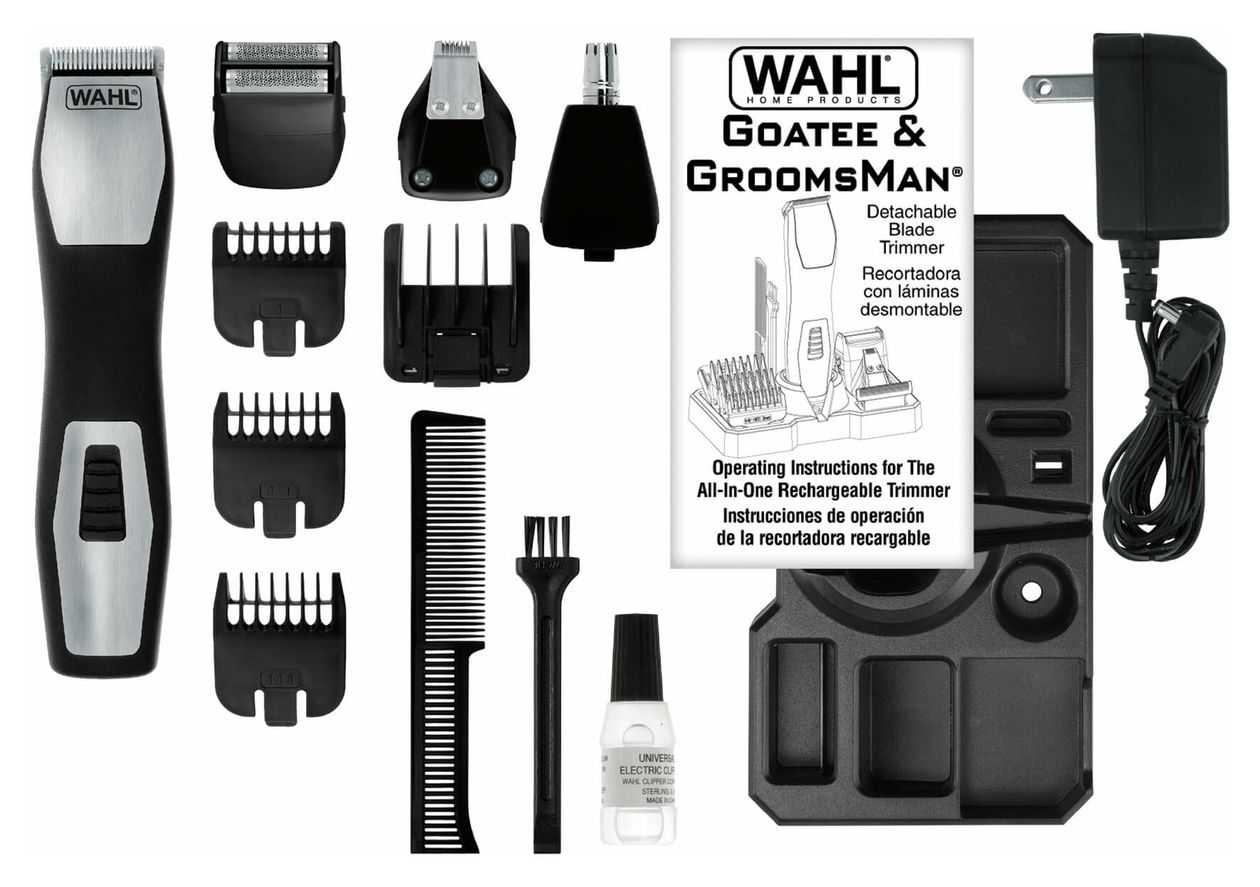 09855-1216 GroomsMan Pro All in One Trocken Rasierer Nickel-Metallhydrid (NiMH) 60 min 