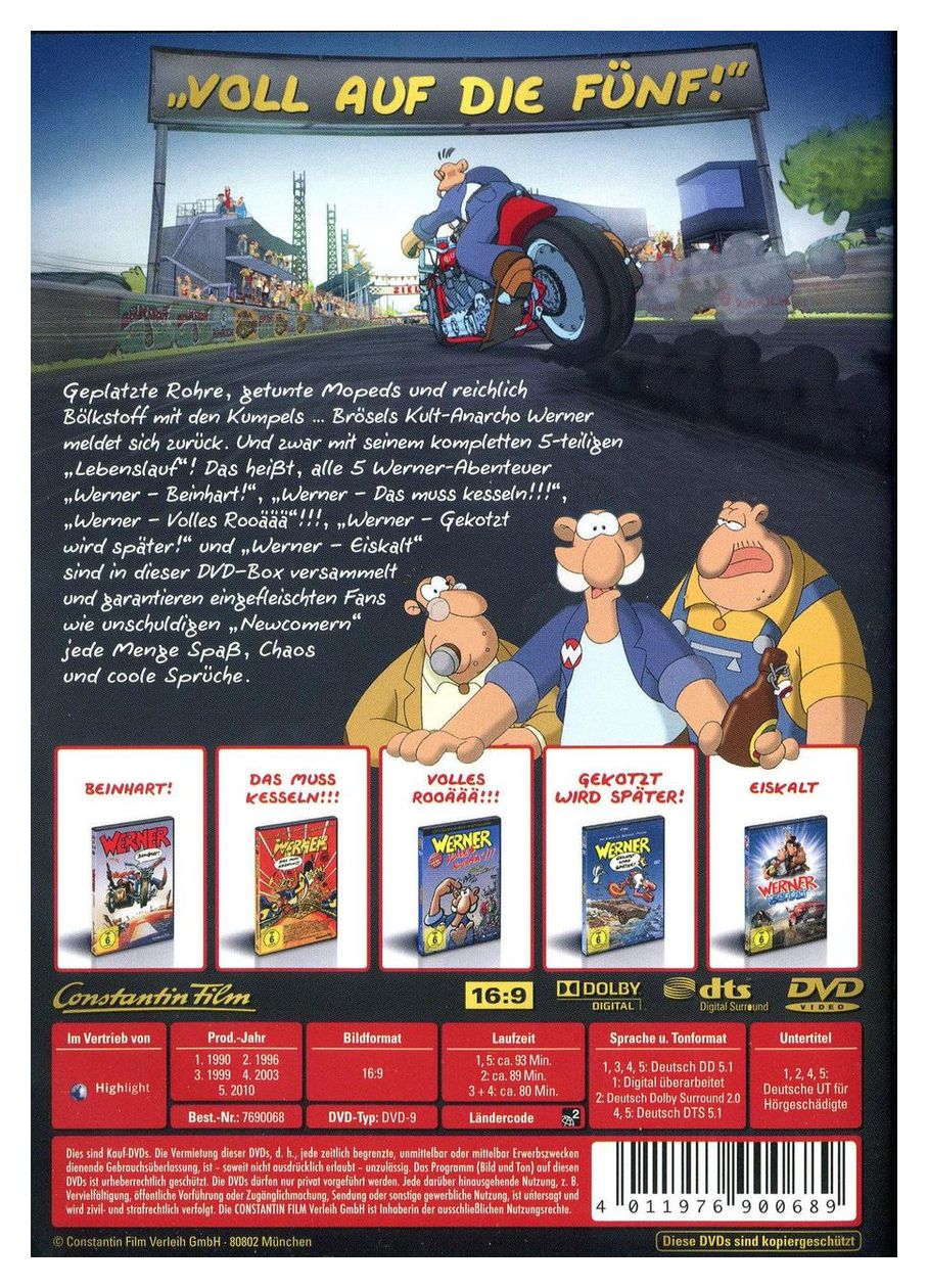 Werner 1-5 Königbox (DVD) 