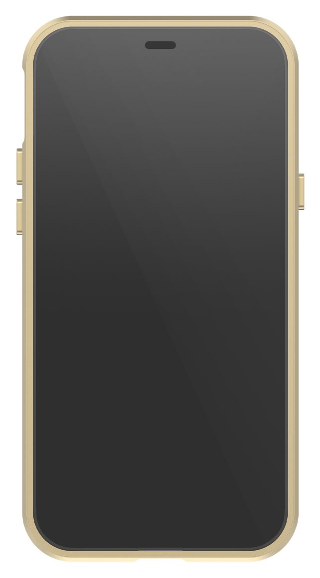 360° Glass Cover für Apple iPhone 14  (Gold, Transparent) 