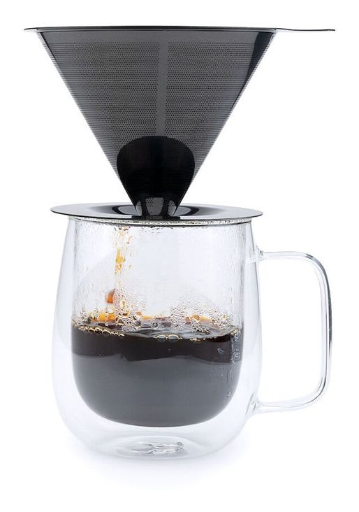 602134 Bloom  Wiederverwendbarer Kaffeefilter  (Schwarz) 