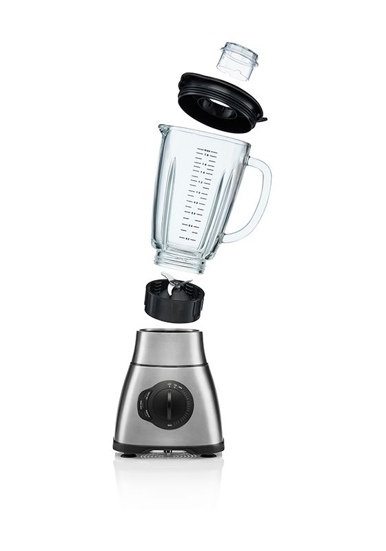 BBLSP-1800S 1,5 l Standmixer 1800 W  (Schwarz, Edelstahl) 