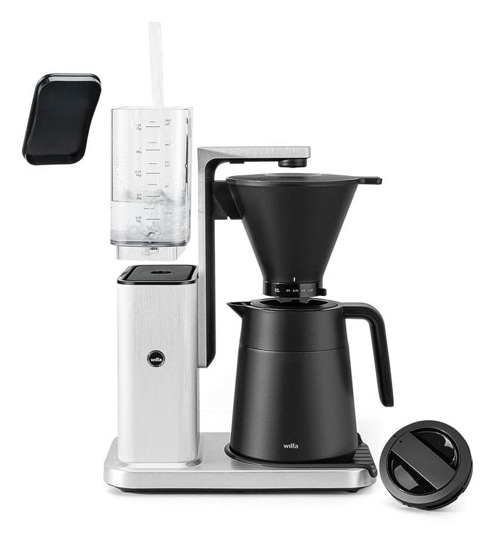 CM10ABA-T125 10 Tassen Filterkaffeemaschine 1,2 l  (Schwarz, Aluminium) 