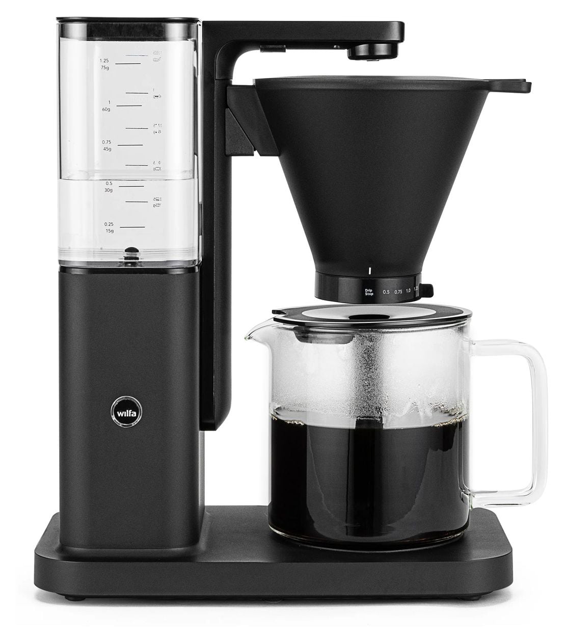 CM10B-M125 10 Tassen Filterkaffeemaschine 1,2 l (Schwarz, Transparent) 