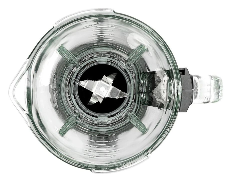 DBL-1200B 1,5 l Standmixer 5 Geschwindigkeiten 1200 W (Schwarz, Transparent) 