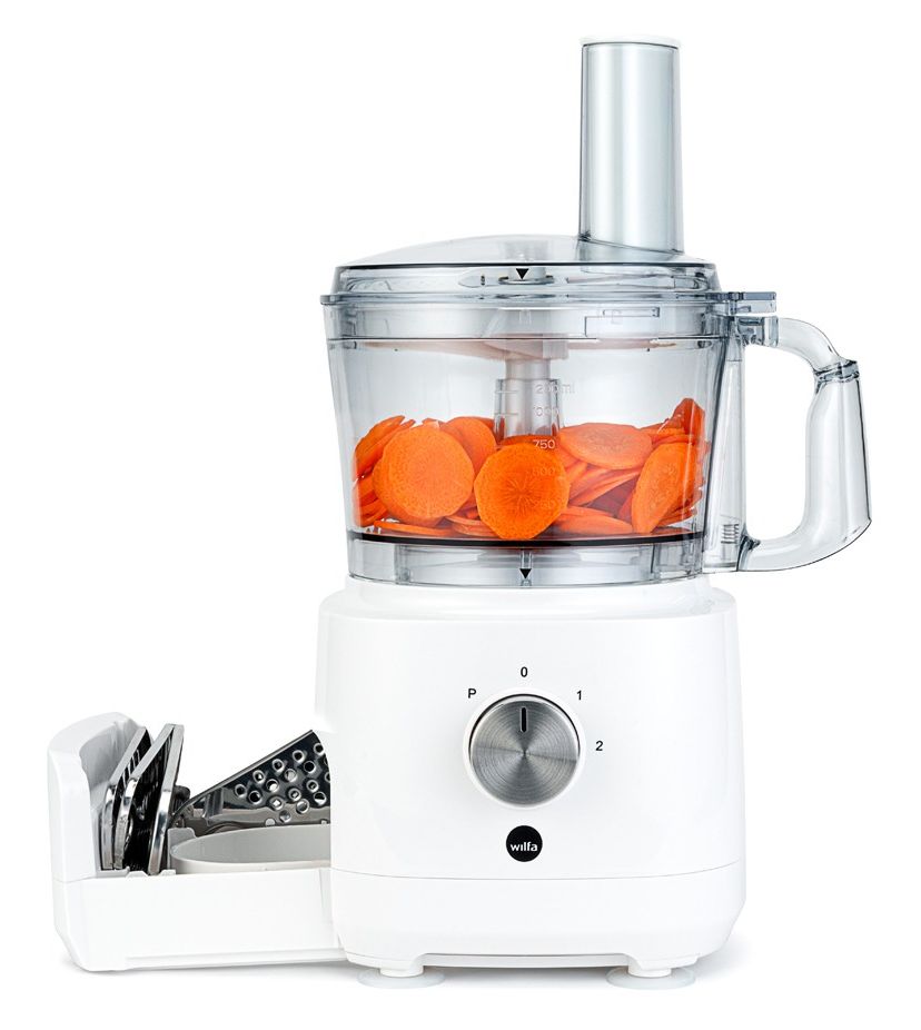 FP2-1000W 1000 W Küchenmaschine 1,2 l  (Transparent, Weiß) 