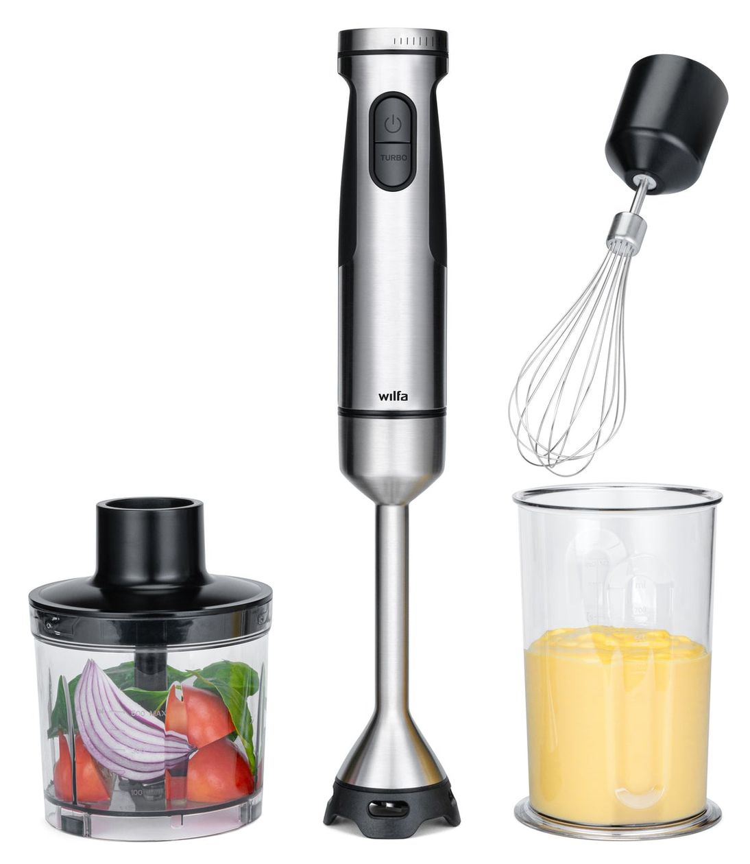 Fusion 1500 Stabmixer 1500 W  (Schwarz, Stahl) 