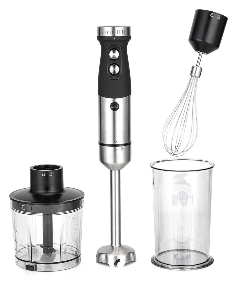 Fusion Set Tragbarer Mixer 1000 W  (Schwarz, Stahl) 
