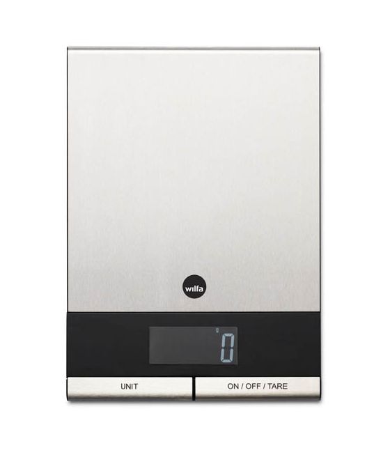 KW-4 Elektronische Küchenwaage bis 5 kg Genauigkeit 1 g  (Edelstahl) 