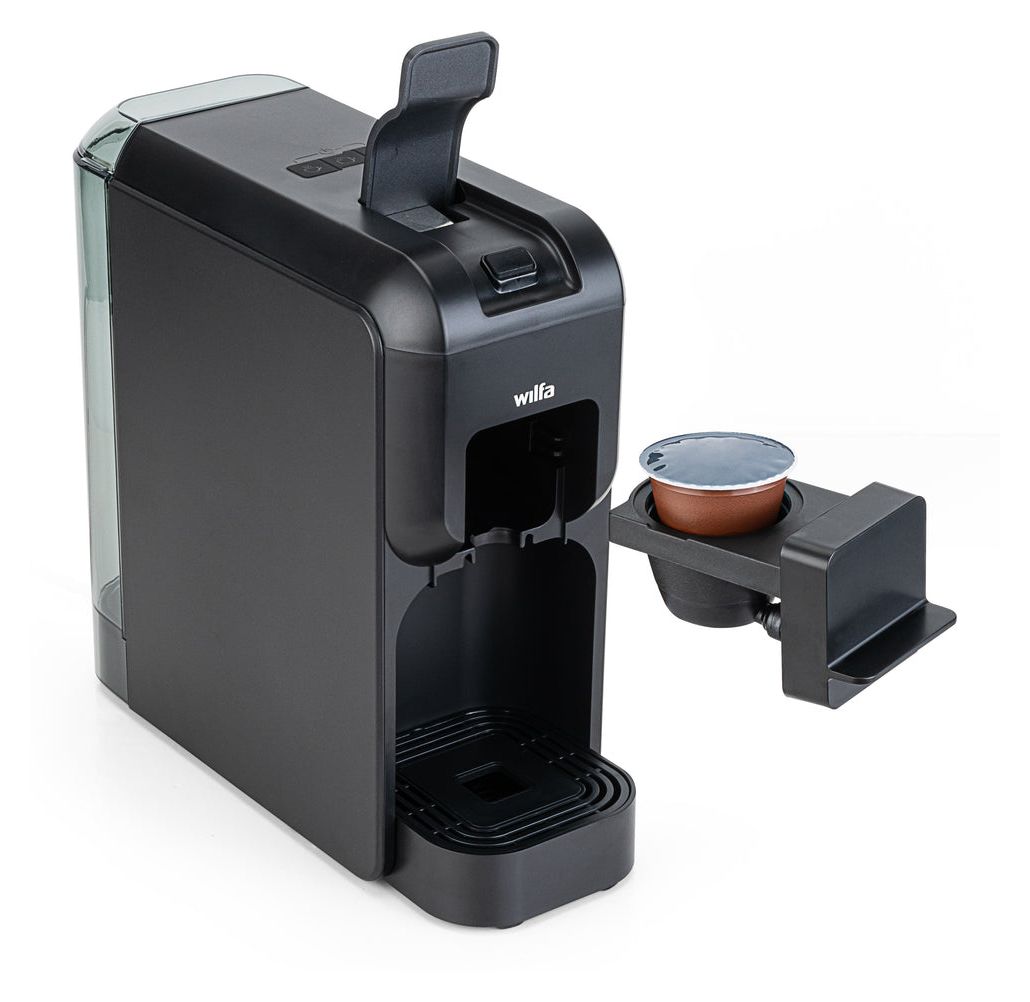 MMA1T-TC15 Volo Multi Mini Kaffeekapsel, Gemahlener Kaffee Maschine  (Schwarz) 