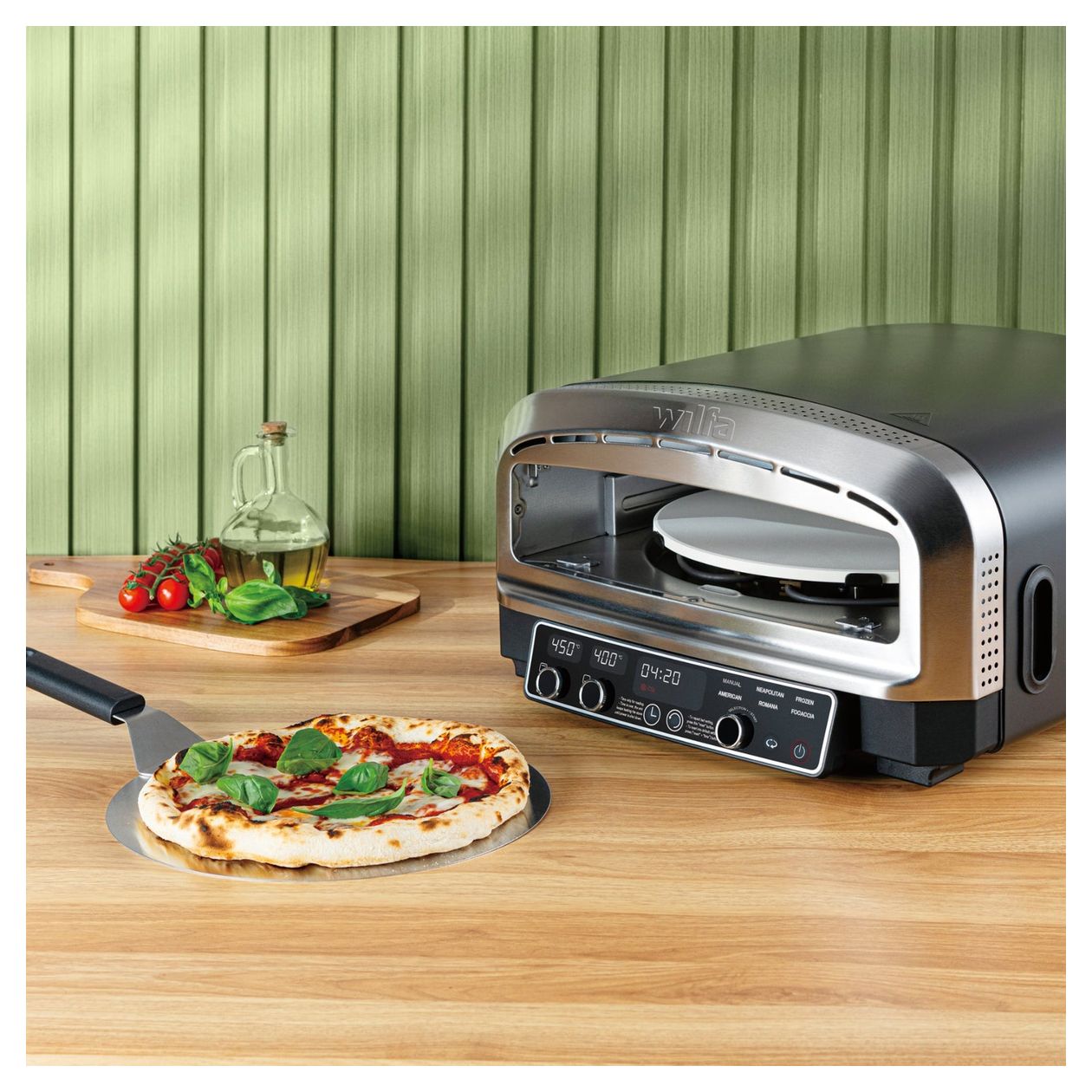 PO2B-E2200 Crust elektrischer Pizzaofen  2200 W 