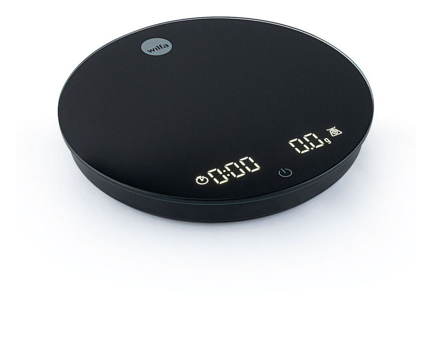 Uni Elektronische Küchenwaage bis 2 kg Genauigkeit 0,1 g  (Schwarz) 