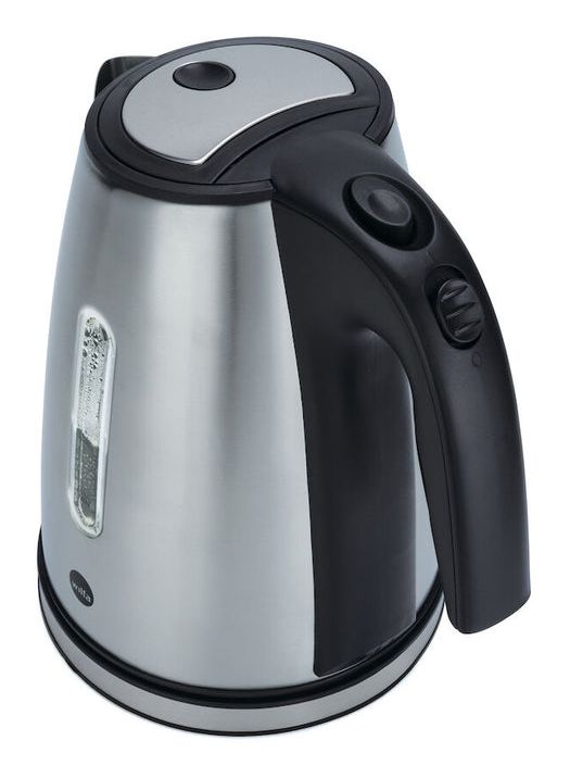 WK3S-2000 1,7 l Wasserkocher 2000 W  (Schwarz, Edelstahl) 