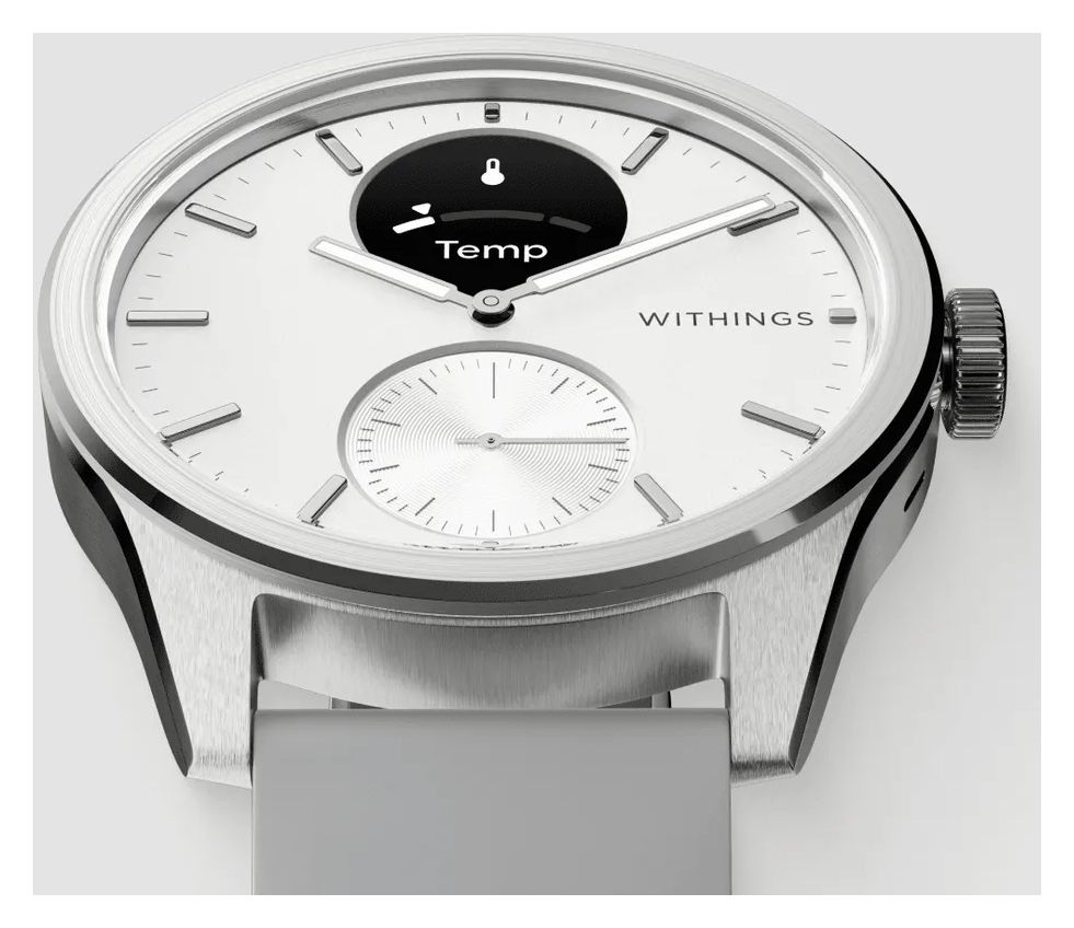 ScanWatch 2 Hybrid 42 mm Smartwatch Rund 282 ppi  (Edelstahl) 