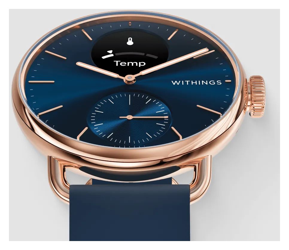 ScanWatch 2 Hybrid 38 mm Smartwatch Rund 282 ppi  (Roségold) 