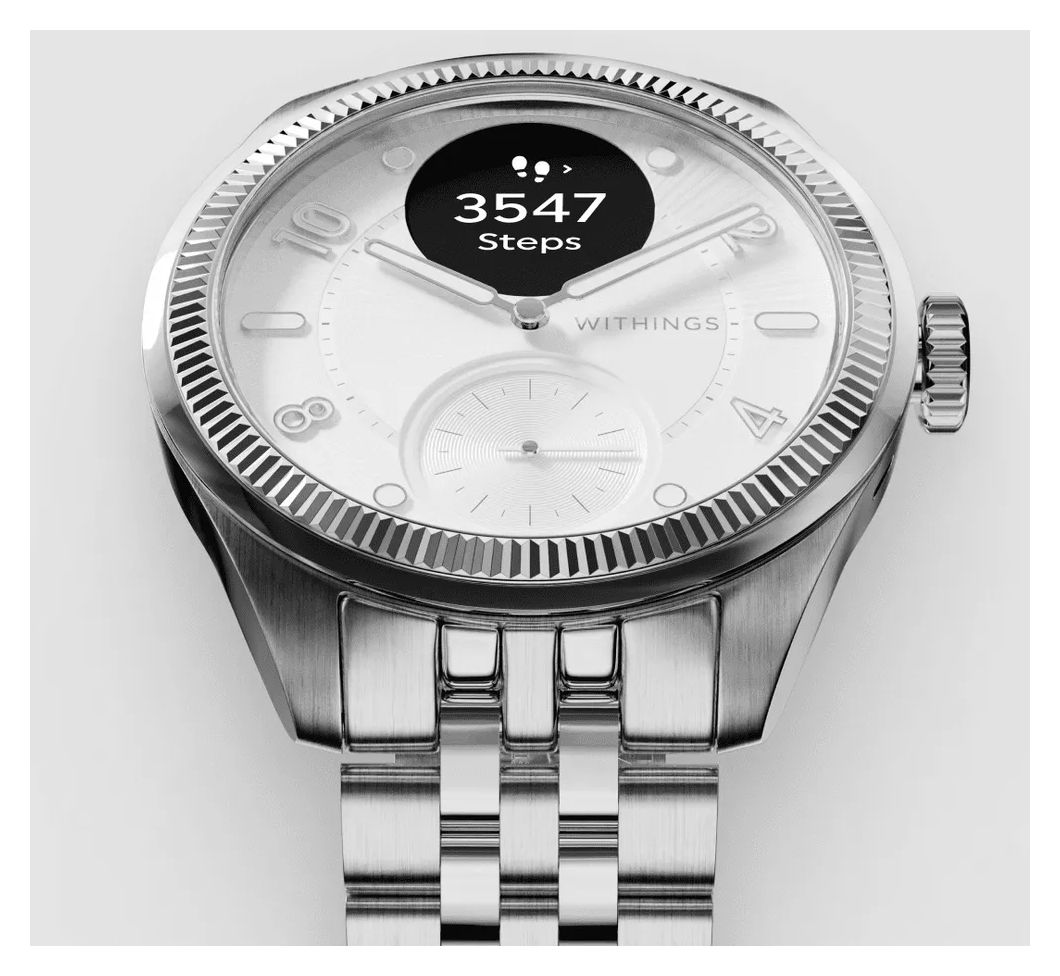 ScanWatch Nova Hybrid 39 mm Smartwatch Rund 282 ppi  (Grau, Titan) 