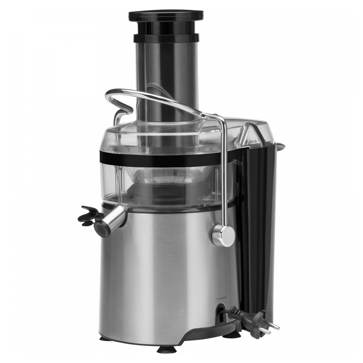 Kult X Entsafter 500 W  (Schwarz, Edelstahl) 