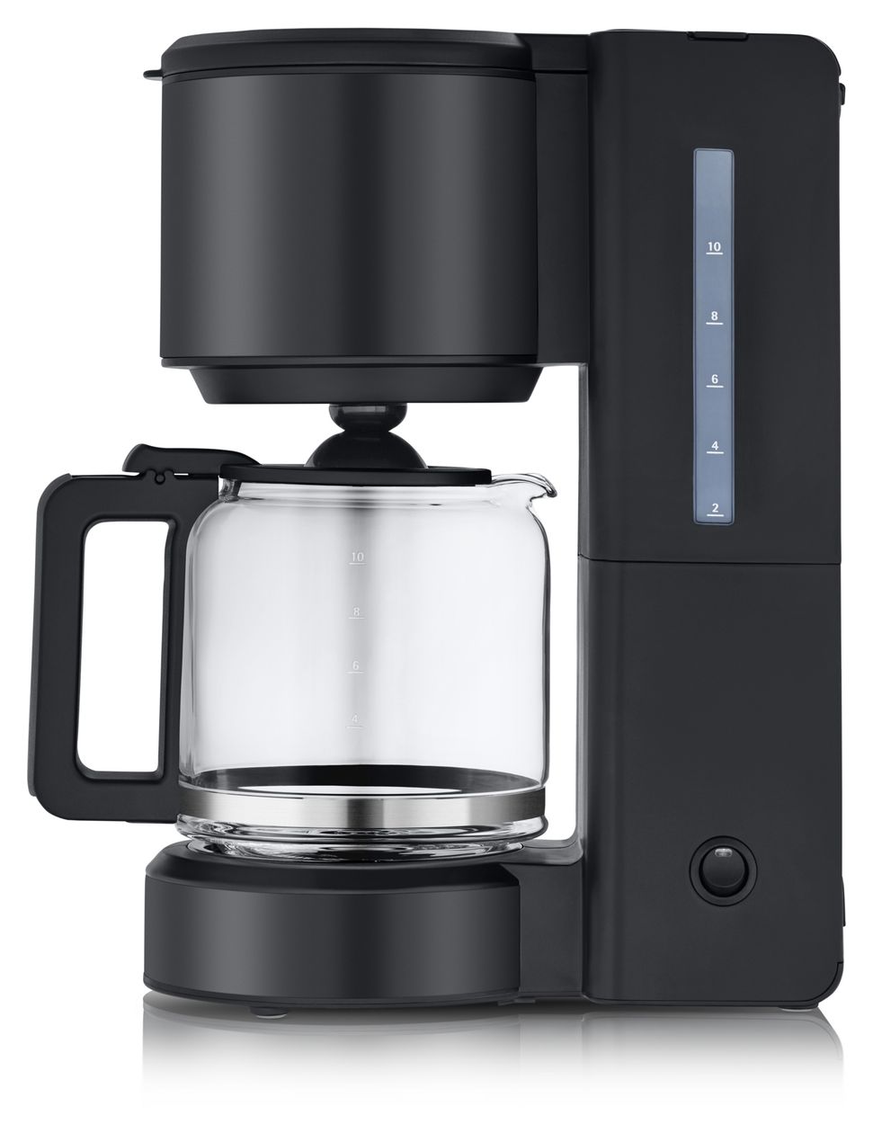 Stelio 10 Tassen Filterkaffeemaschine 1,2 l  (Schwarz) 